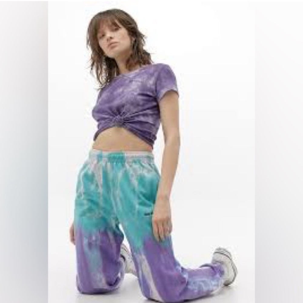 Urban outfitters iets frans... Watercolour Tie-Dye Joggers  Womens NWT sz XS - Picture 2 of 8